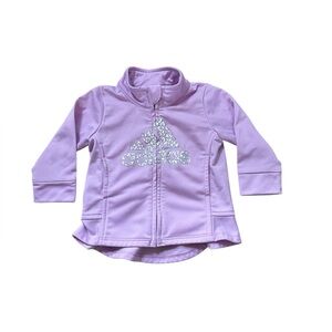 Lavender Adidas Zip-Up